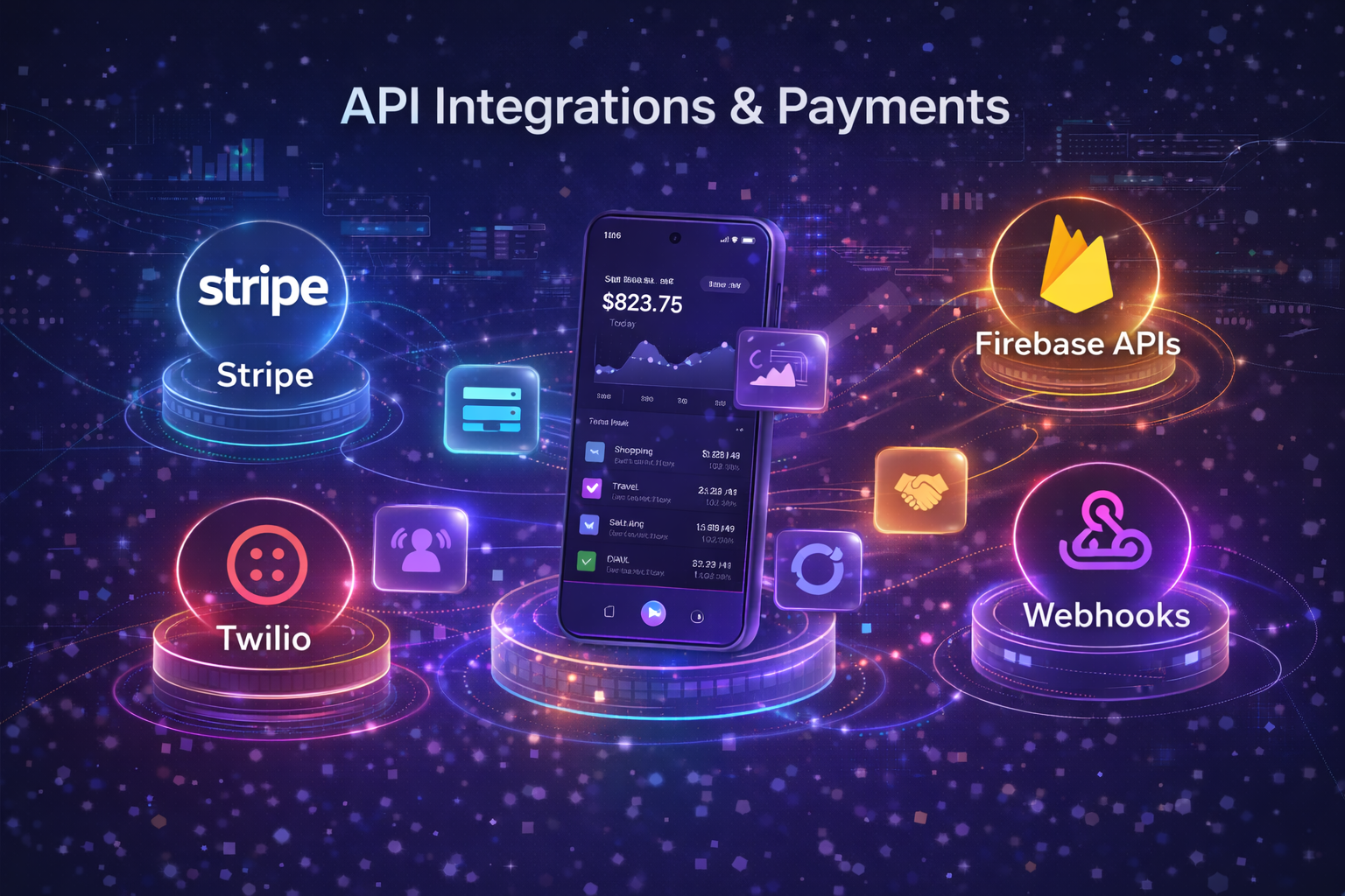 Api integrations and payment technologies